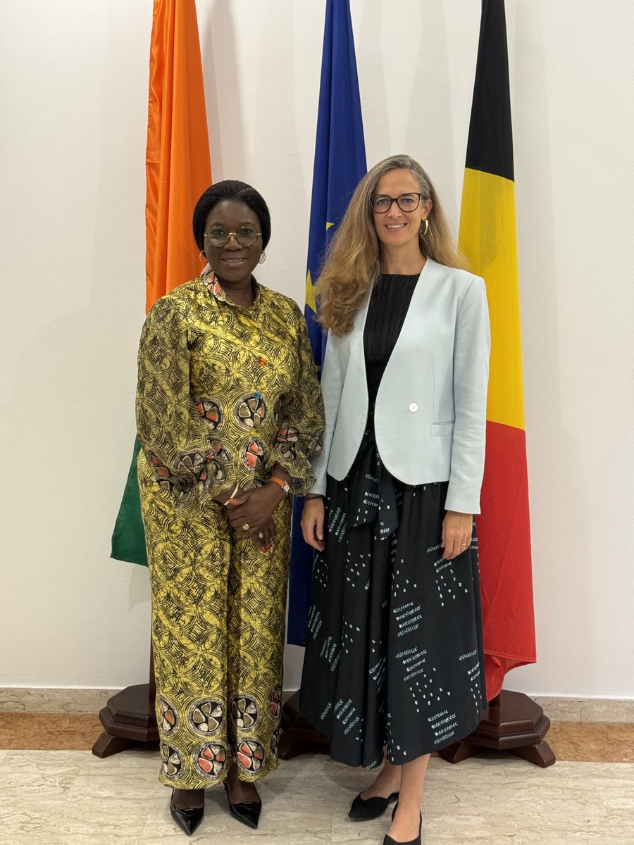 SenaSBoateng's tweet photo. A courtesy call on my Belgian colleague in La Côte d’Ivoire🫶🏾 keeping the 🇧🇪🇬🇭 alive 🔥 https://t.co/VTpqXJwicS