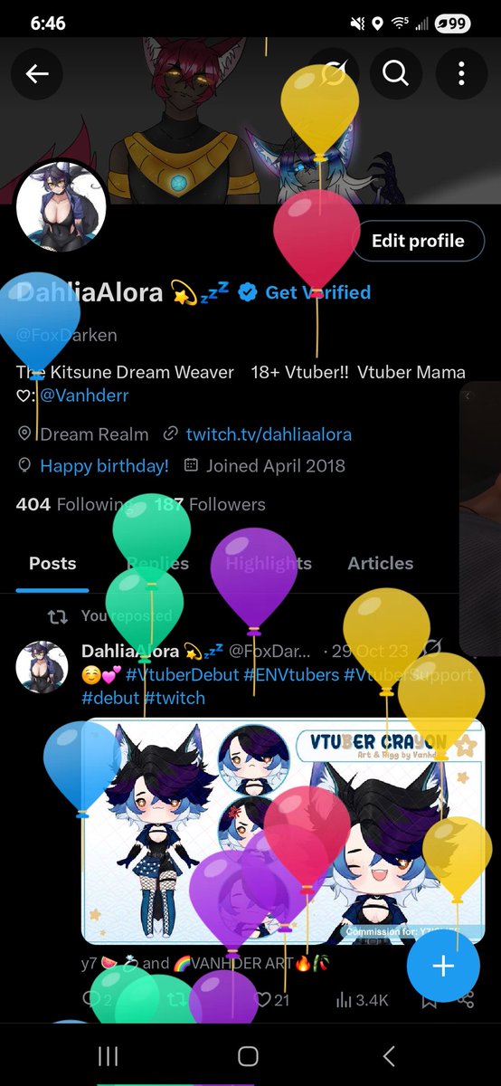 FoxDarken's tweet photo. +1 more year to me 🫩🖤 https://t.co/fXIEYQgfiY