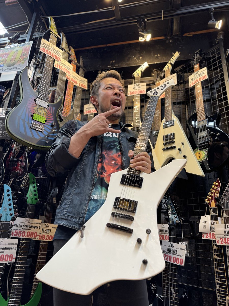 HATTALLICA復活に向けて、僕のメインギターを最高に仕上げてもらいました！

復活ライブに向けて動き出したぜ！
(テクニカルハウスさんありがとうございます！)

#HATTALLICA
#ハッタリカ 
#espguitars