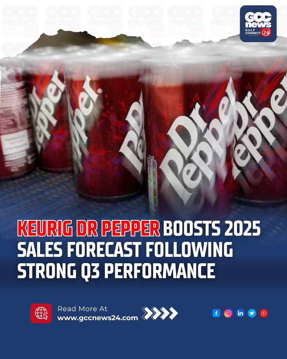 gccn24's tweet image. Keurig Dr Pepper beats Q3 estimates, raises 2025 sales outlook on strong  demand and pricing. 
.
Read more: gccnews24.com/keurig-dr-pepp… 
.
#KeurigDrPepper #Q32025 #SalesGrowth