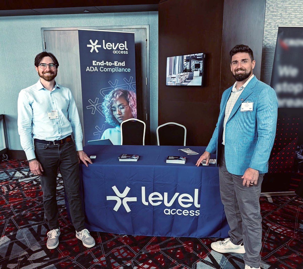 LevelAccessA11y's tweet image. Grateful to have been part of the energy at the #Indiana Office of Technology’s State of Technology Symposium earlier this month!

We enjoyed connecting with local gov and IT leaders who share our passion for #DigitalAccessibility.

Our Senior Solutions Engineer, Thomas Raville,…