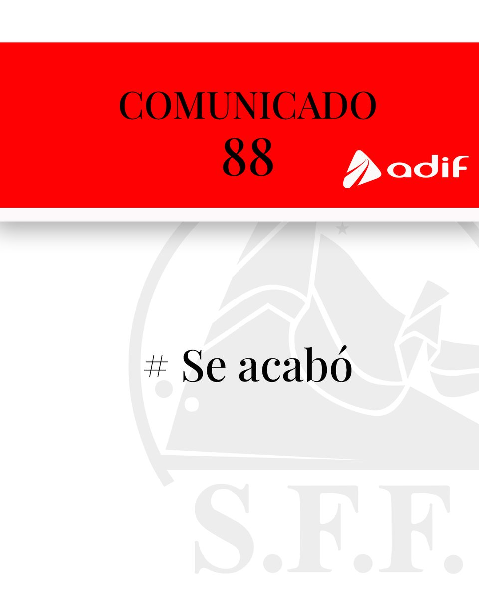 CGT Sector Federal Ferroviario (@sffcgt) on Twitter photo ⌛️ La negociación del III Convenio ya se está pasando de los plazos previstos.
😮💨 La plantilla no puede seguir esperando.
💰 Es necesario poner sobre la mesa la financiación de la ordenación profesional.
💼 SFF-CGT solicitamos una reunión urgente del CGE. 
🔗 Lee el ⌛️ La negociación del III Convenio ya se está pasando de los plazos previstos.
😮💨 La plantilla no puede seguir esperando.
💰 Es necesario poner sobre la mesa la financiación de la ordenación profesional.
💼 SFF-CGT solicitamos una reunión urgente del CGE. 
🔗 Lee el