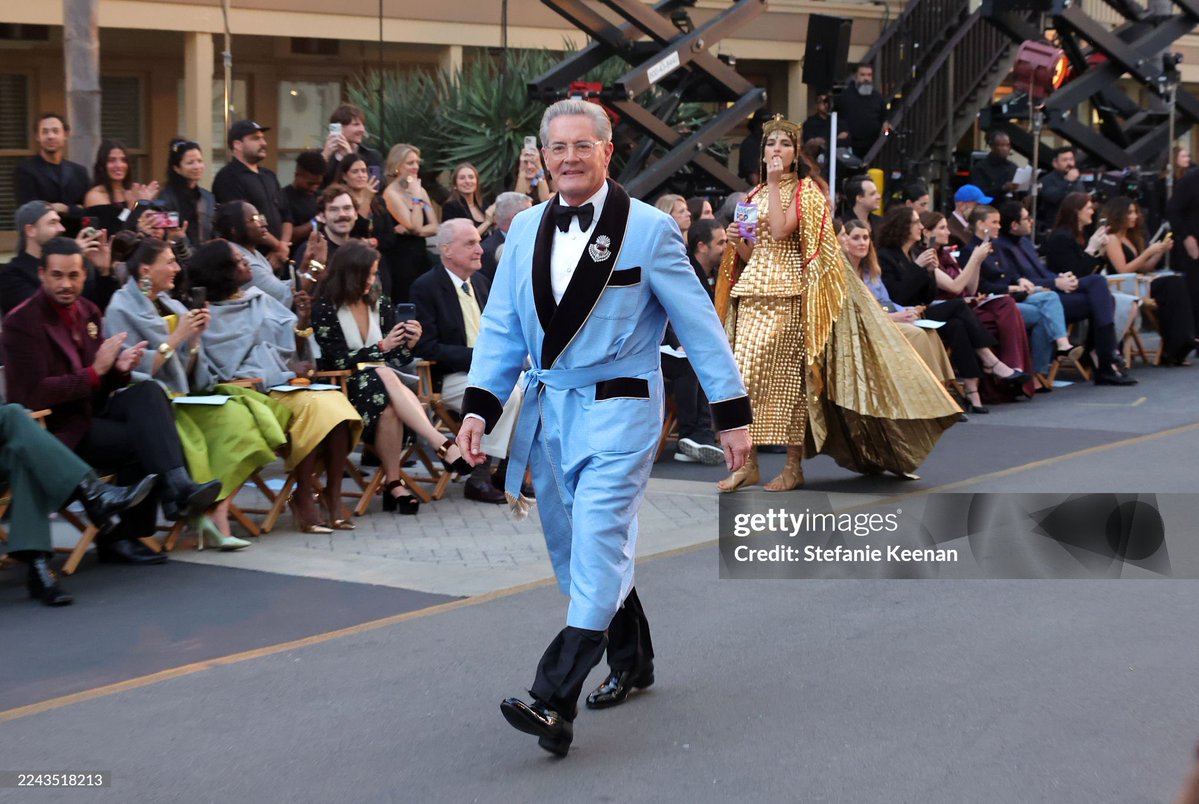 maclachlanthnkr's tweet image. Kyle MacLachlan at Vogue World: Hollywood 2025