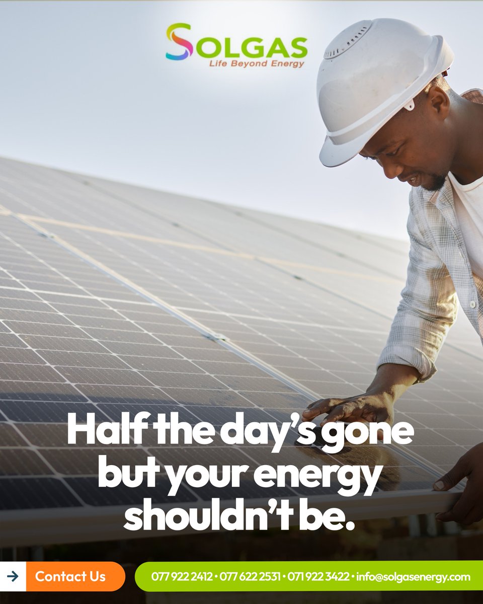 While some slow down when the heat rises, you keep shining. Solar reminds us that even at midday, there’s still light to harvest, work to do, and goals to chase. Keep pushing; the sun’s still got your back! #MiddayMotivation #StayLitZW #SolarDriven #SolgasEnergy