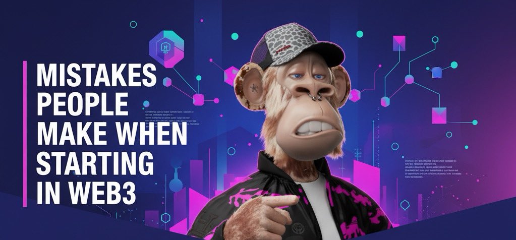 whyjay_'s tweet image. 5 Mistakes People Make When Starting in Web3 (and how to avoid them)
Let’s talk about what most beginners get wrong when entering the space and how you can start smarter 👇