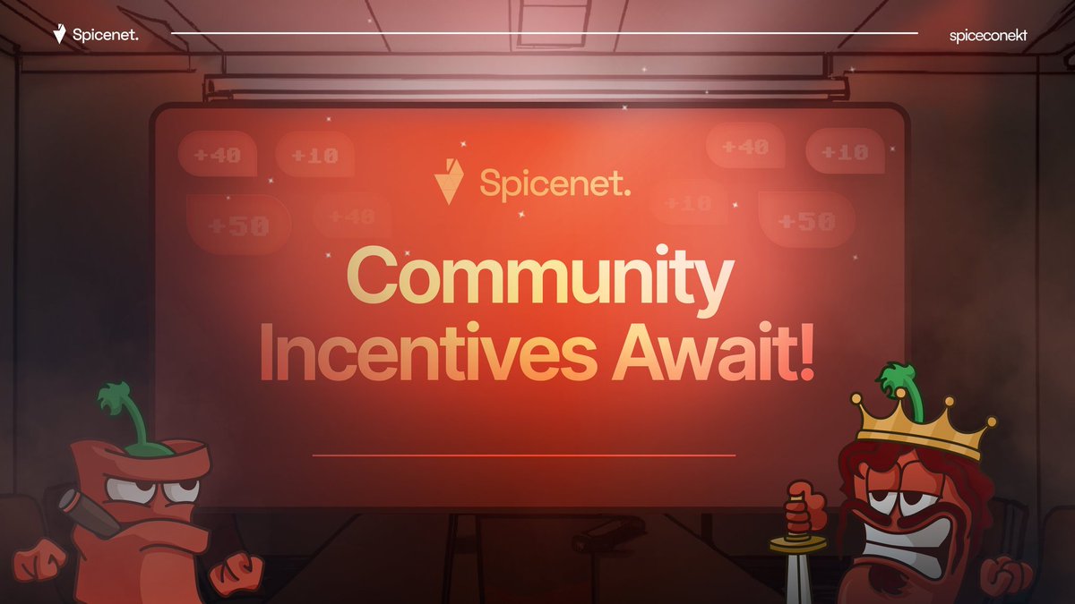 DeDevBuilders's tweet image. 🚨#Spicenet AIRDROP ALERT 🚨
Join Spice Quests, Engage, earn, and connect with the community 
1️⃣ Like + RT
2️⃣ Follow @DeDevBuilders & @spicenetio
3️⃣ Tag a friend below 👇
🔗Airdrop Link: portal.spicenet.io
⚠️Distribution After TGE
#Airdrop #SolanaAirdrop #Giveaway