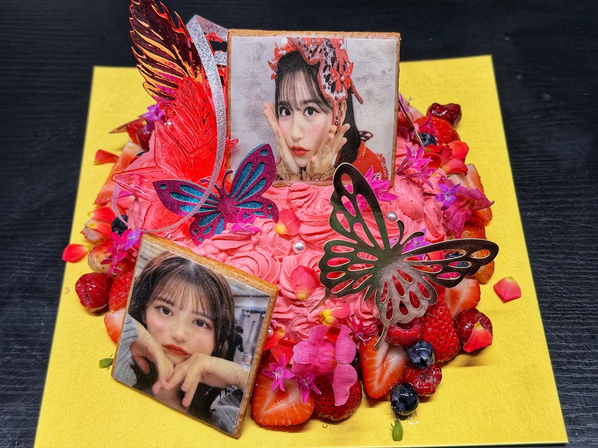 m_m_mackey1203's tweet image. ❤️推しのケーキシリーズVol.14🎂

FRUITS ZIPPER月足天音ちゃん🎂✨
水曜日豊洲のライブでずぶ濡れになり
風邪を引いてしまい
1日遅れになってしまったけど、あなたの誕生日を想って作りました。

福岡出身、153cmの小さな体から放たれるその歌声と笑顔。…