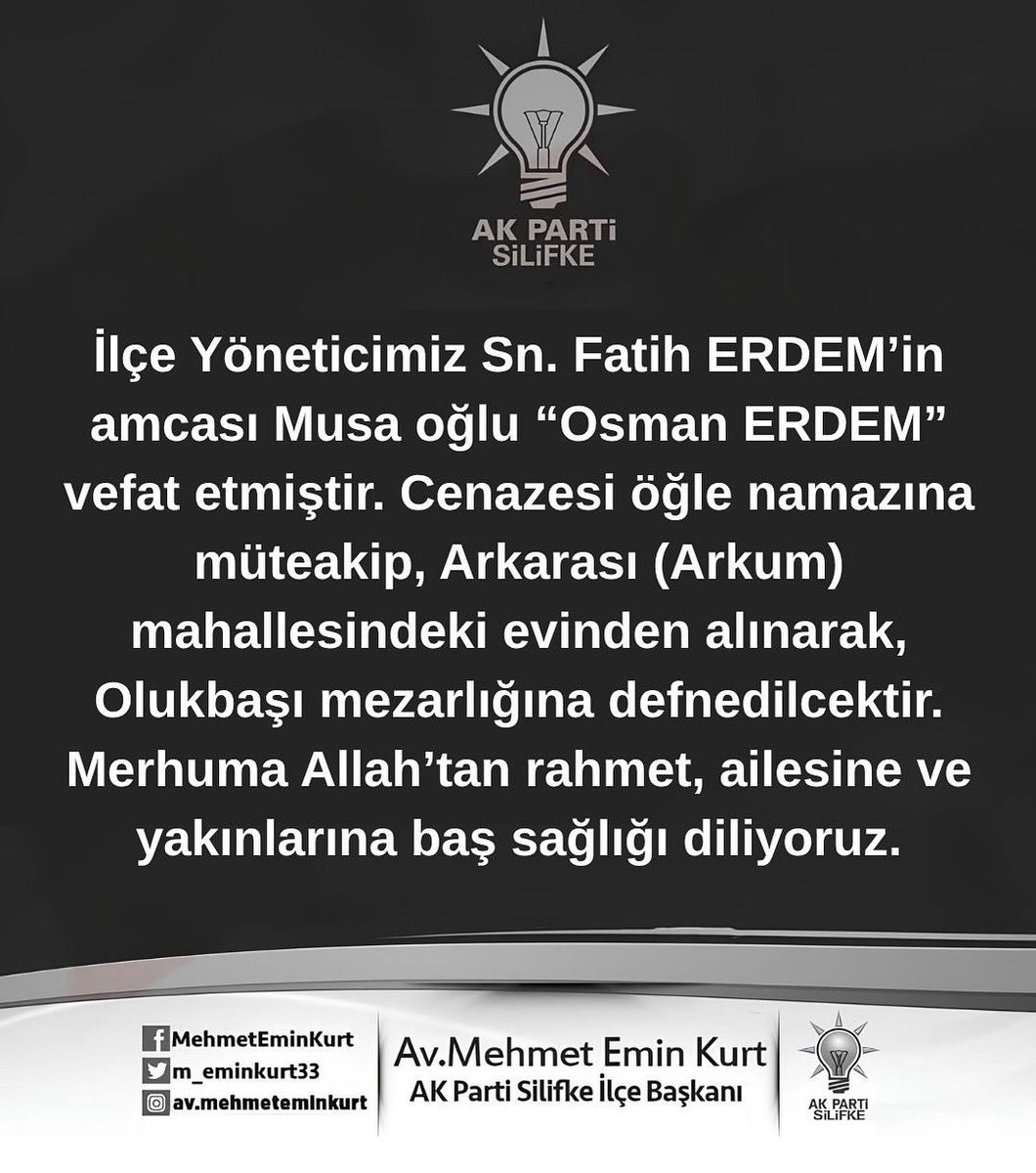 AK Parti Silifke İlçe Başkanlığı (@akparti_silifke) on Twitter photo 