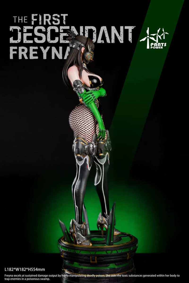 FNZResinStatue's tweet photo. 【Pre order】Pants Power Studio 1/4 The First Descendant Freyna

ES:128
Scale:1/4
Size:H55.4 W18.2 D18.2CM
Materials:PU
Date:Q2 2026

*Clothes not removable, mask removable

Deposit:115USD
Price:355USD
Official purchasing website:https://t.co/Cm9FqCRrwT https://t.co/5K3k9JW83i