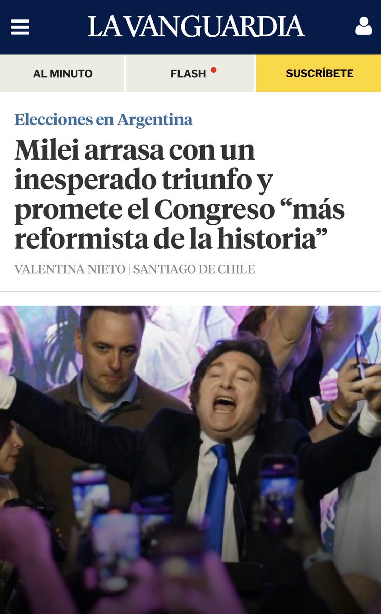 De veritat que no ho entenc… TV3 portava un any dient-me que el govern de Milei feia aigües per tot arreu… Com pot ser…

Així amb tot.