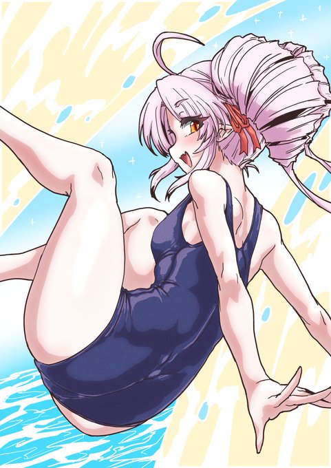 今日の日課は新スクール水着ついなちゃんです 