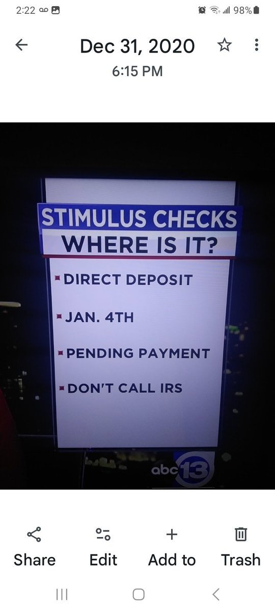 wareship2000's tweet photo. Anybody #RememberThis When #DonaldJTrump #DonaldTrump @POTUS Gave Out These #BadBoys #StimulusChecks Do You Remember The Year?! #TimeAgain #ElonMusk #GovernmentShutdown #ThatsAllIGot https://t.co/s13zfOCmzV