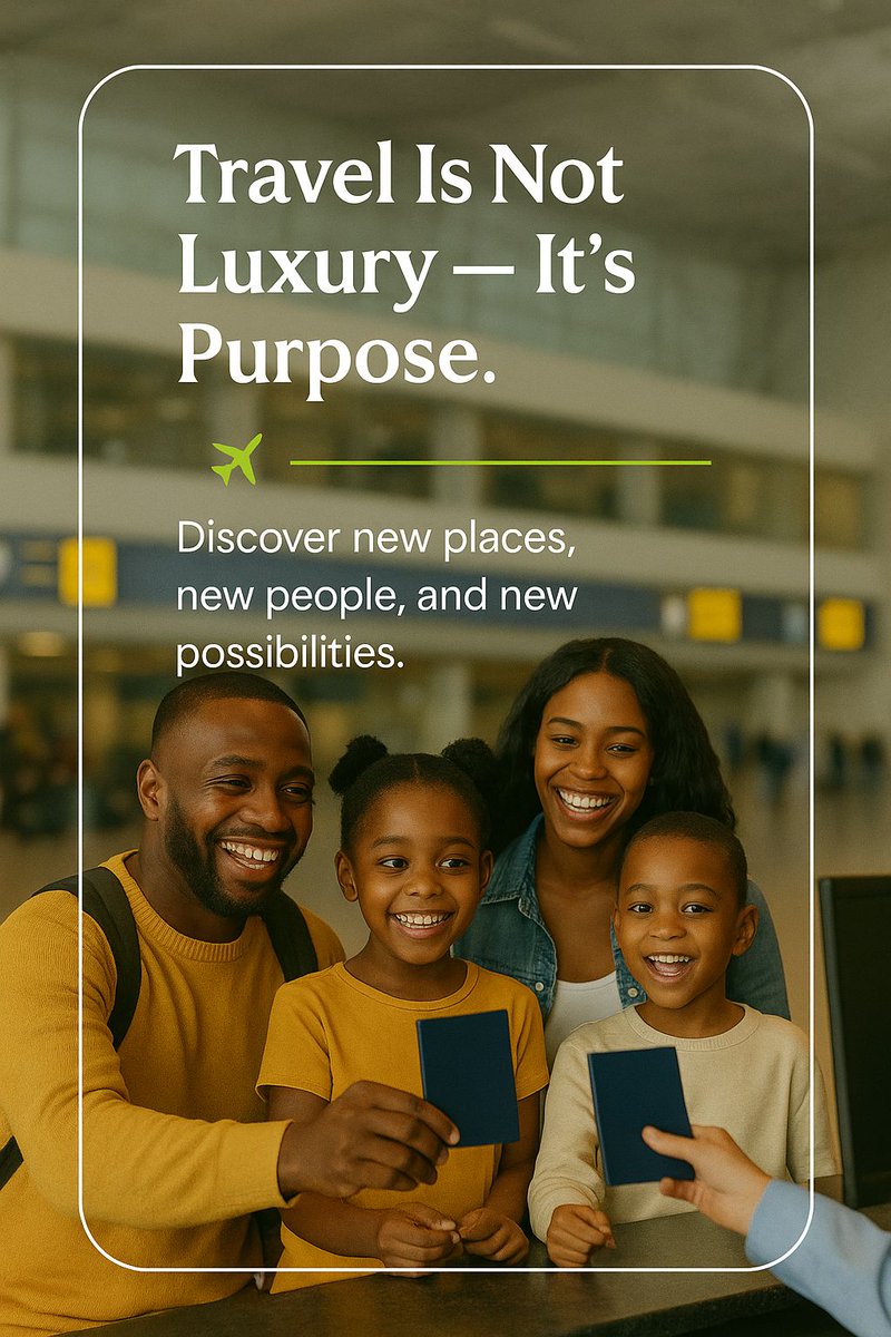 Ooyin19's tweet image. Every week is another chance to explore, dream, and move closer to your goals.

We handle flights, visas, tours &amp;amp; relocation — so you can travel without stress.

✈️ Start your journey with us today.
. 
. 
. 
#OliveTravels #YourVisaIsPossible #RelocationMadeSimple #TravelAbroad