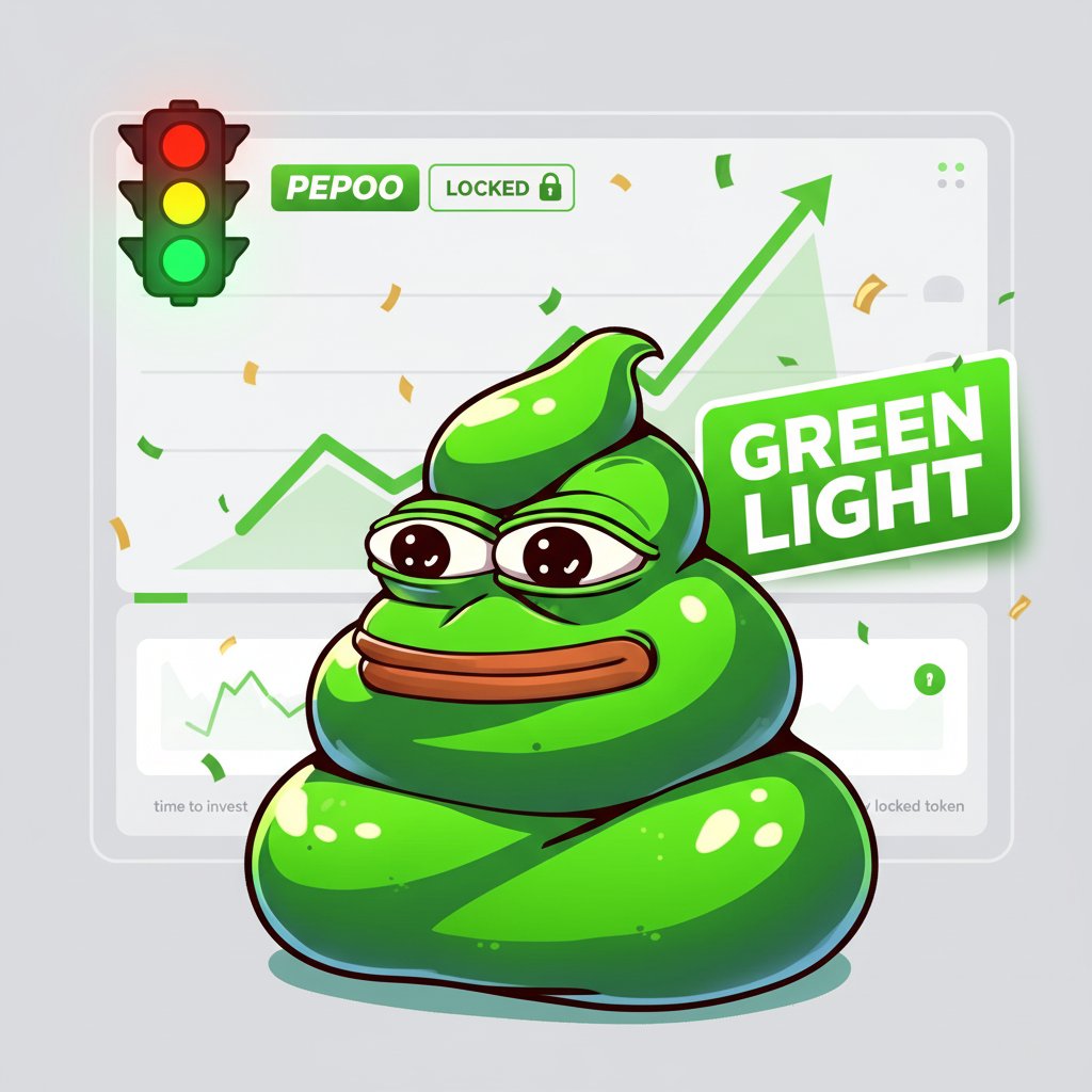 PepooSol's tweet photo. GM, guys! Green light to invest in Pepoo—the market is green. The $PEPOO dev has locked the token until January 1, 2026. Time to give it a try!! https://t.co/6nNZSYHaKk