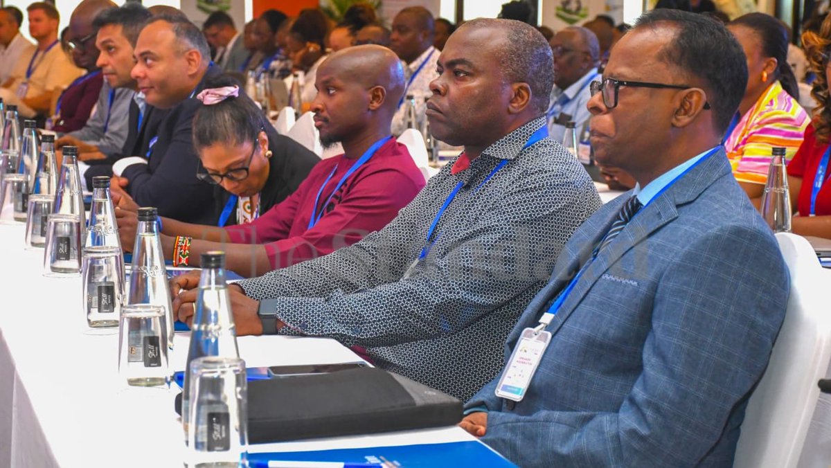 StandardKenya's tweet photo. Delegates led by Kenya National Chamber of Commerce and Industry (KNCCI) Mombasa Chapter Chairperson Abud Jamal during the ongoing International Trade and Logistics Summit (ITLS) 2025 in Mombasa County. 

Pictures by Robert Menza https://t.co/XX0GTHXp5g