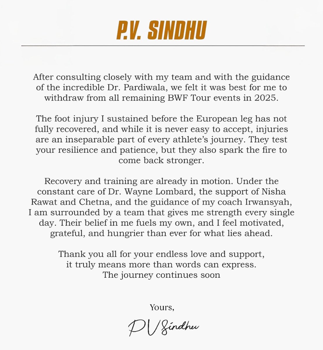 Pvsindhu1's tweet image. 🙏❤️