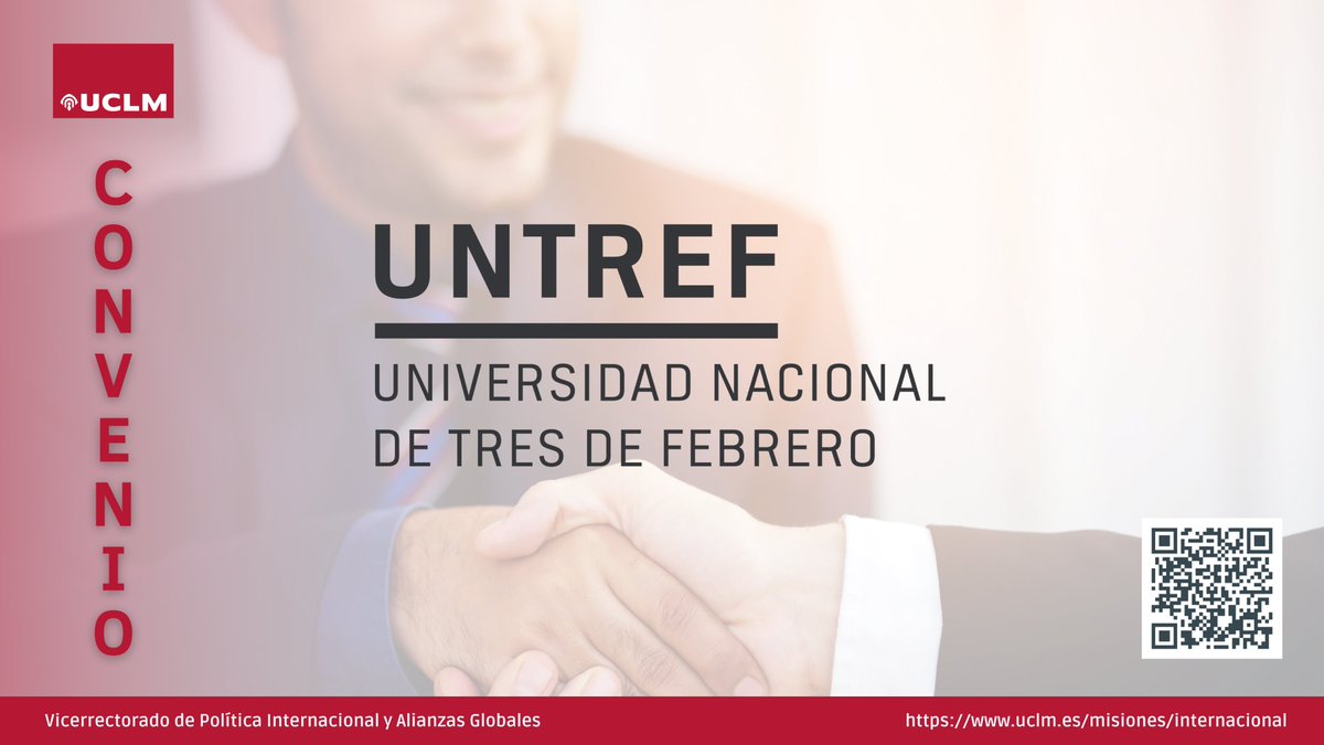 ¡Atención estudiantes! ¡Más oportunidades de movilidades!
📢Nuevo convenio firmado con la Universidad Nacional Tres de Febrero <a href="/UNTREF/">UNTREF</a> (Argentina) 🇦🇷 para impulsar la movilidad de estudiantes entre ambas instituciones🌍