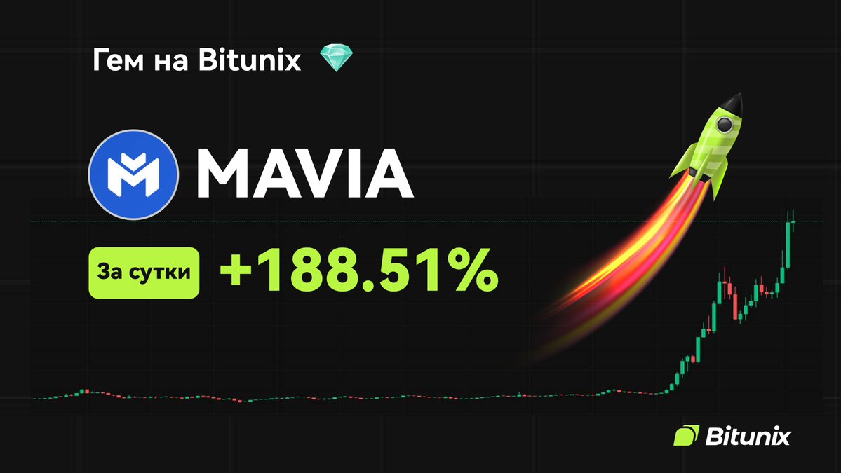 BitunixRUCIS's tweet image. 💎Гем дня на Bitunix💎

🚀 $MAVIA: +188% за последние 24 часа! 

🔥Начни торговать прямо сейчас: short.bitunixads.com/TPyzmHIy