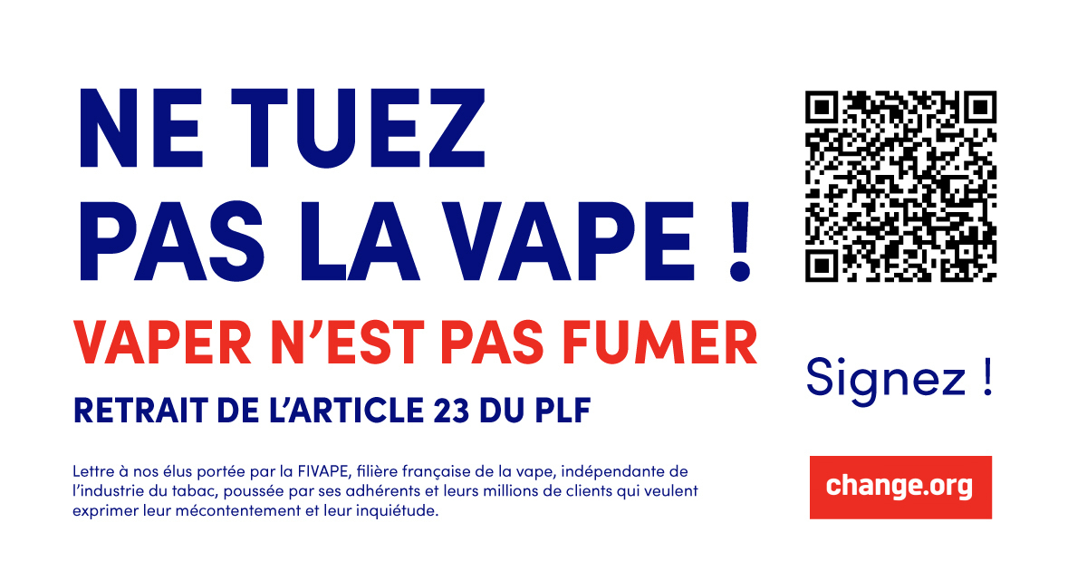 FIVAPE's tweet image. + 𝟏5𝟎 𝟎𝟎𝟎 𝐬𝐢𝐠𝐧𝐚𝐭𝐮𝐫𝐞𝐬 atteintes ce week-end ! Mouvement historique pour défendre l&apos;outil N°1 d&apos;aide à l&apos;arrêt du tabac. Cette semaine, les boutiques spécialisées et les sites de productions reçoivent les outils 𝐩𝐨𝐮𝐫 𝐚𝐟𝐟𝐢𝐜𝐡𝐞𝐫 𝐍𝐄 𝐓𝐔𝐄𝐙 𝐏𝐀𝐒 𝐋𝐀…
