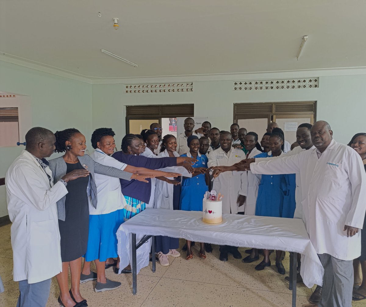 KumiOrthopaedic's tweet image. Cake, smiles, and teamwork! 💙 A patient’s sweet surprise brightened our Monday at Kumi Orthopaedic Centre. Grateful for every gesture that reminds us why we love what we do. 🎂 #SweetMonday #KOCSpirit