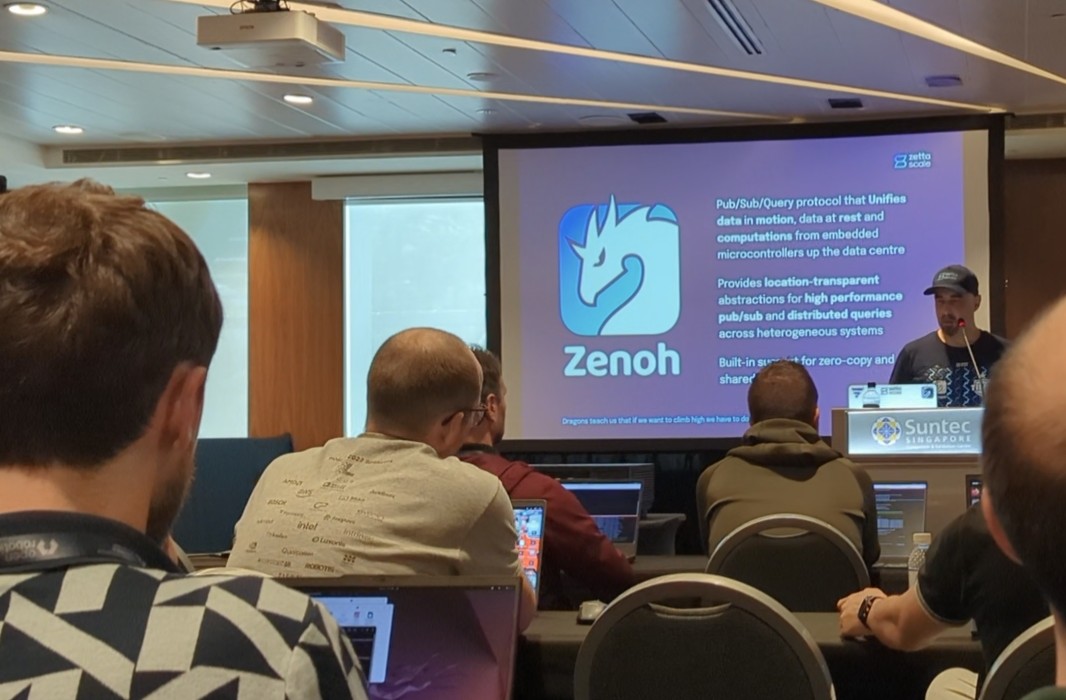 ArticulatedRobo's tweet image. Day 1 of #ROSCon2025 with workshops from NVIDIA and ZettaScale (Zenoh) - if you are here please come say hi!