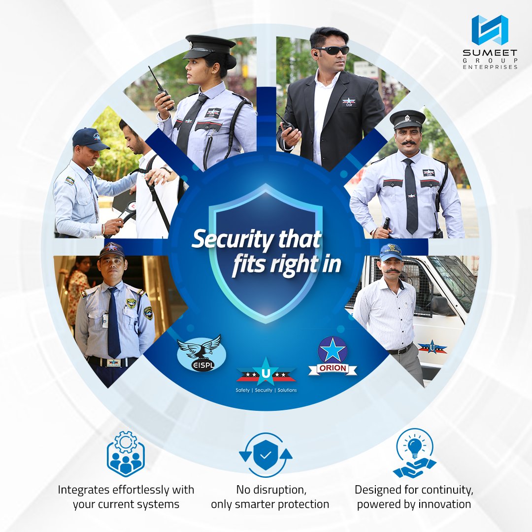 sumeet_group's tweet image. Our integrated solutions are built to plug into your existing infrastructure with zero hassle and total precision.
No interruptions, just enhanced control, smoother operations, and better peace of mind.

#SumeetGroup #SafetyFirst #OutsourcingSolutions #SecurityServices