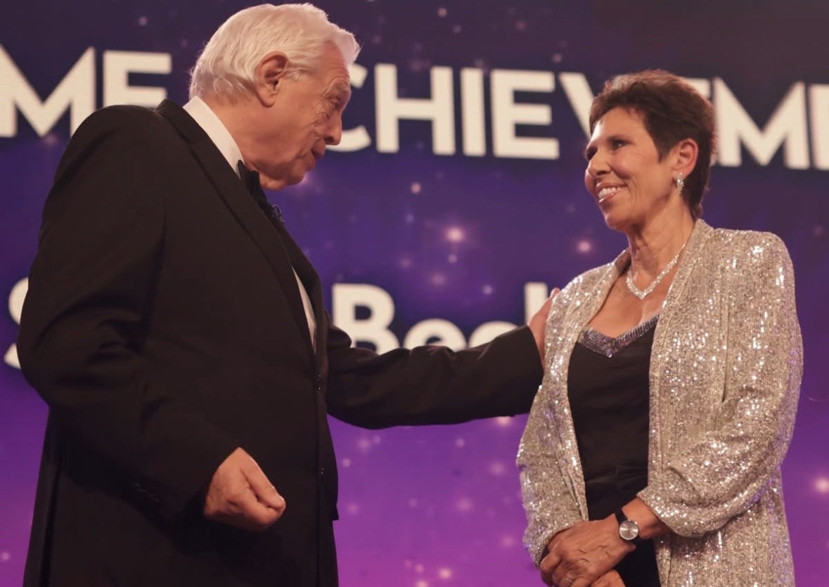 Truly honoured to receive the <a href="/PrideOfBritain/">Pride of Britain</a> award from the legendary BBC correspondent John Simpson <a href="/JohnSimpsonNews/">John Simpson</a>. A surreal and wonderful evening I’ll never forget. ❤️