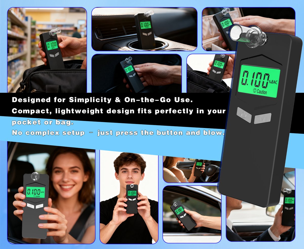 Virtue_Sensor's tweet image. 🔊 Sound &amp;amp; Light Alerts: EK972 Breathalyzer features dual alarms to warn you immediately if BAC levels are high.
📲 Memory Recall: Check the last 10 test results easily—great for monitoring trends over time.
Learn more: virtuesensor.com

#SafeDriving #BACMonitor #SmartTech