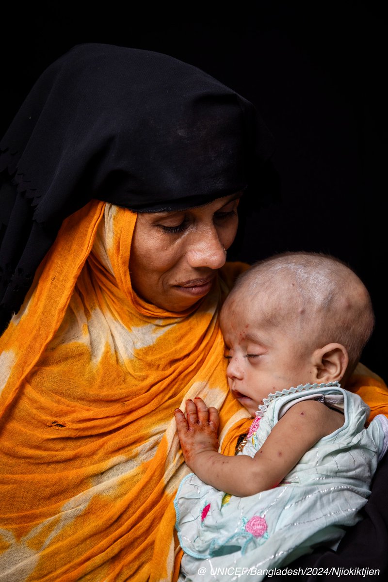 UNICEFBD's tweet photo. 💙 A new contribution of USD 4.5 million from the United States Government will help UNICEF ensure life-saving treatment to 26,400 children aged 6–59 months in the Rohingya refugee camps. https://t.co/36YMGDdRNN