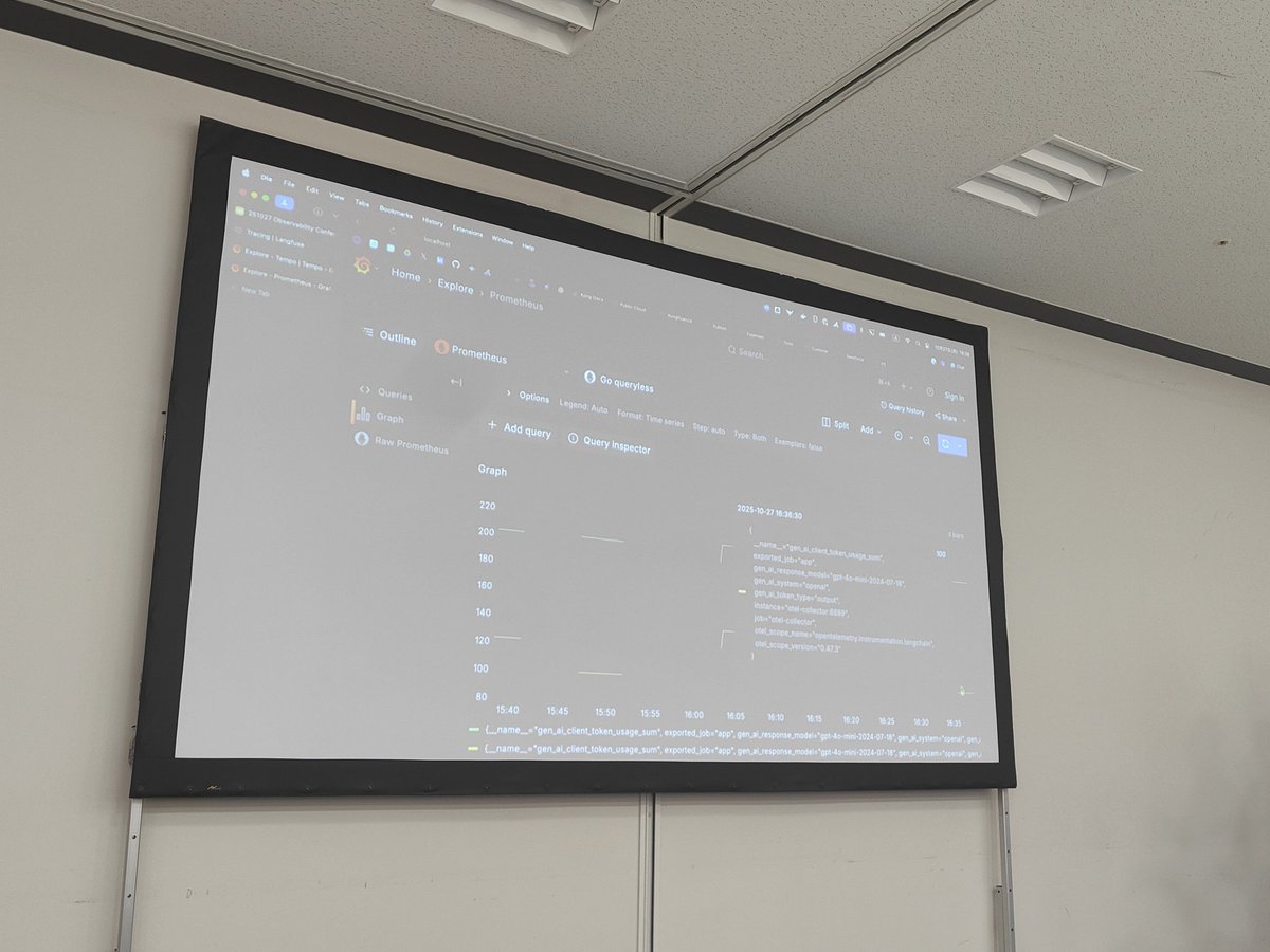 yoshitake945's tweet image. おお〜！Langfuse → PrometheusでLLMアプリケーションのオブザーバビリティができてる！
#o11yconjp_c