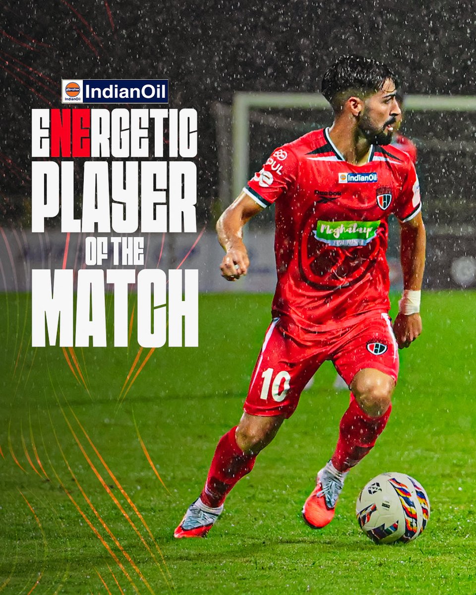 It was a pulsating contest where we shared spoils! 
Chema was our IndianOil Energetic Player of the Match against Inter Kashi FC! 👊🏻

Watch the Bambolim games from #AIFFSuperCup 2025-26 live on Indian Football’s YouTube channel! 📺

#StrongerAsOne #8States1United #AIFFSuperCup
