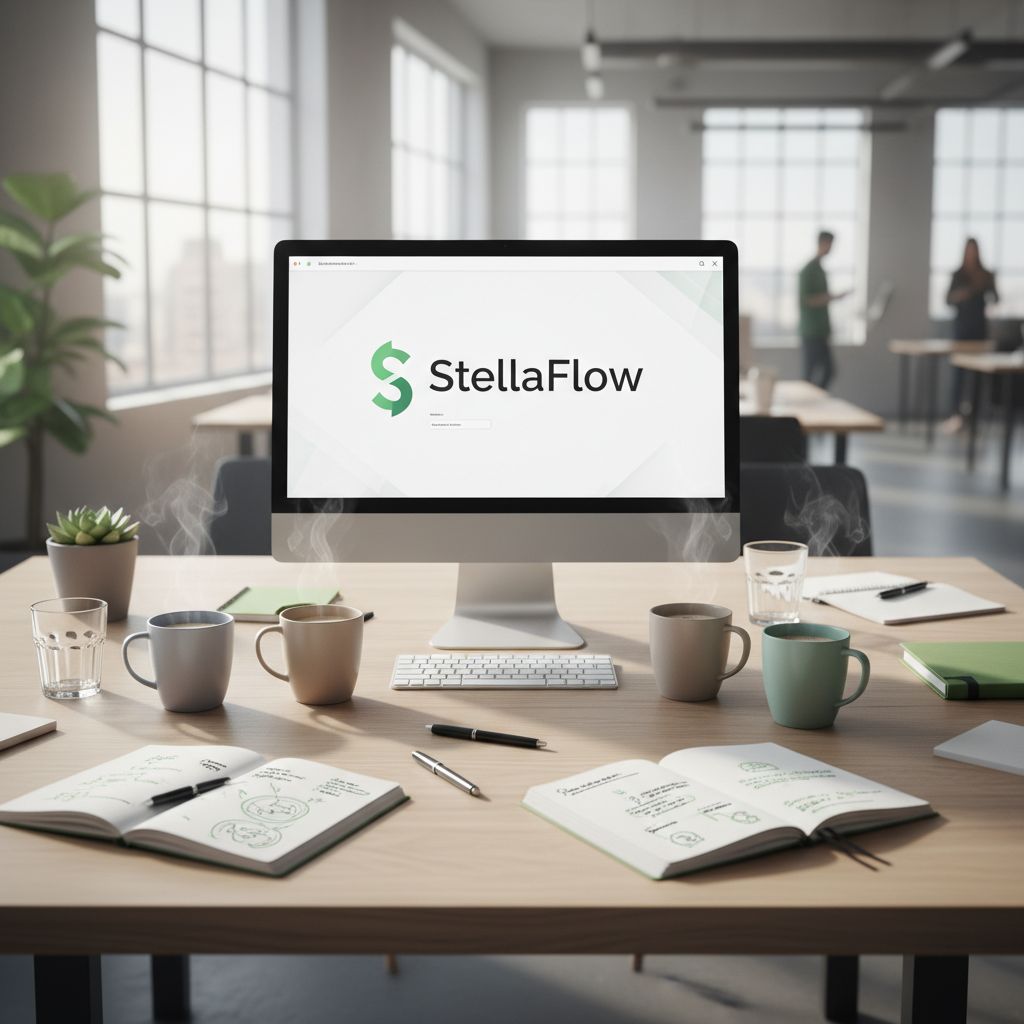Stellaflow_app's tweet image. Collaborez efficacement et boostez avec StellaFlow !
Boostez votre entreprise avec une collaboration efficace grâce à StellaFlow! Gagnez du temps et maximisez vos réseaux sociaux en équipe. 🌿⚡ #Automatisation #IA #StellaFlow