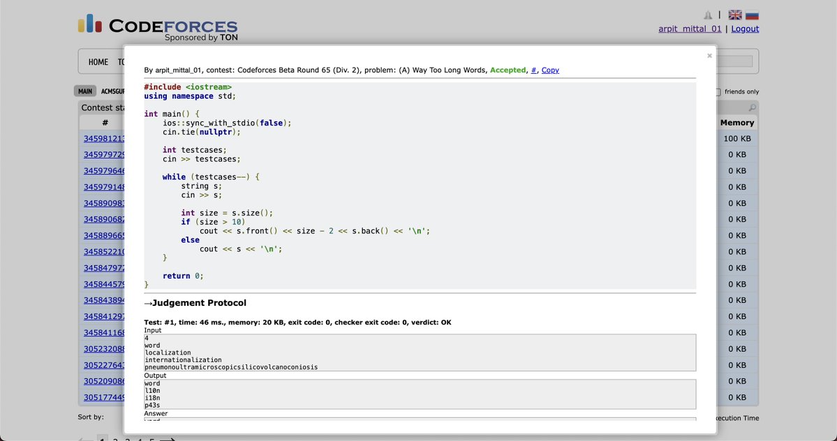 ArpitMittal158's tweet image. #codeforces day-2 
#connect #cpp #cp #competitiveprogramming #programming #SoftwareEngineering #tech #letsconnect