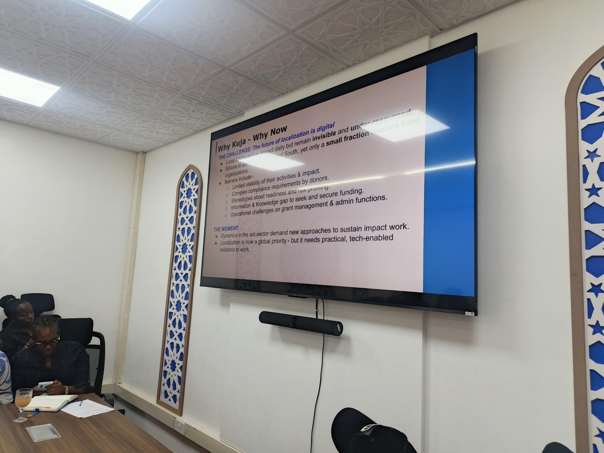 Today, we’re hosting the NGO Federation of PBOs at Kuja HQ sharing how our platform amplifies local organisations in the Global South, connecting them to visibility and funding. 

Join the #KujaCommunity kuja.org/register

#KujaIsHere #KujaPlatform