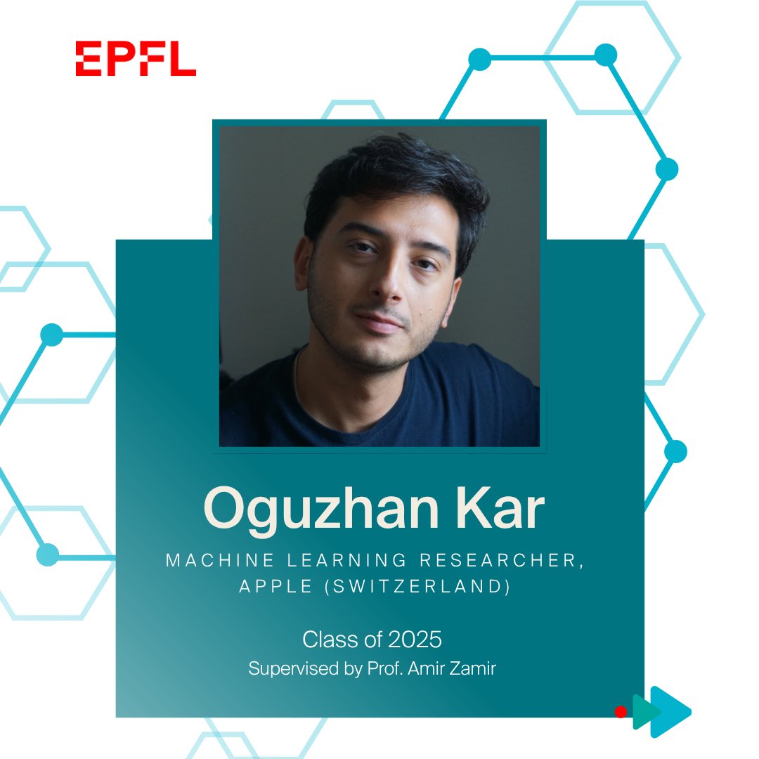 ICepfl's tweet image. 🎓 Alumni Spotlight: @oguzhanthefatih 
We’ve already shared 5 EDIC alumni—10 more to go!
ML Researcher at @Apple, turning visions into reality in Computer Vision after his PhD at @EPFL 2025.
“I loved the endless discussions with labmates and PhD colleagues on virtually…