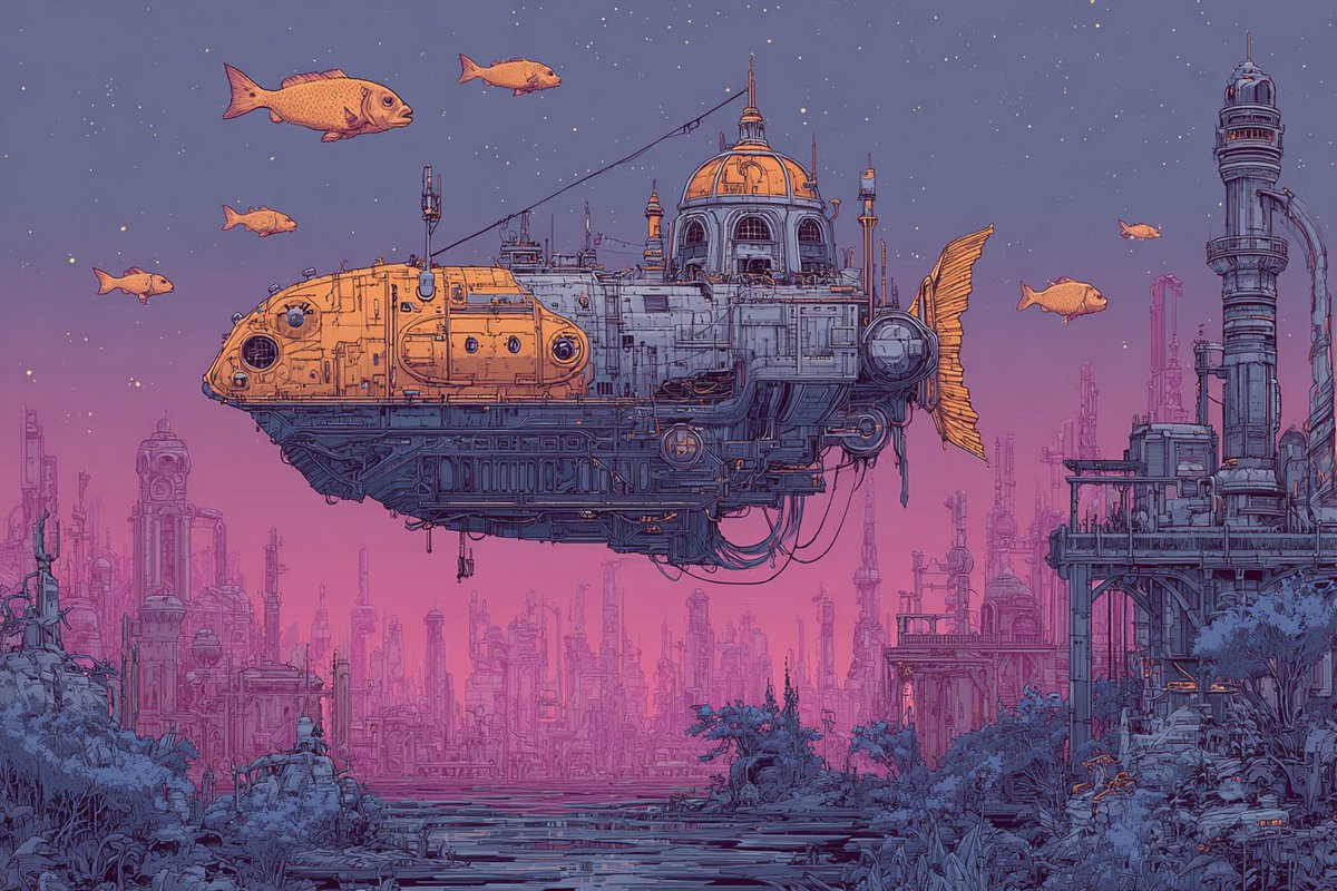 FOulhiou's tweet image. #Promptshare

🖊️[DETAILED SUBJECT] in the style of an 80s retro illustration. In a color palette of Ash black, Ember orange, vivid violet and Silver grey. Perfect composition following the rule of thirds --ar 3:2 --stylize 150

Share your images with #cp45