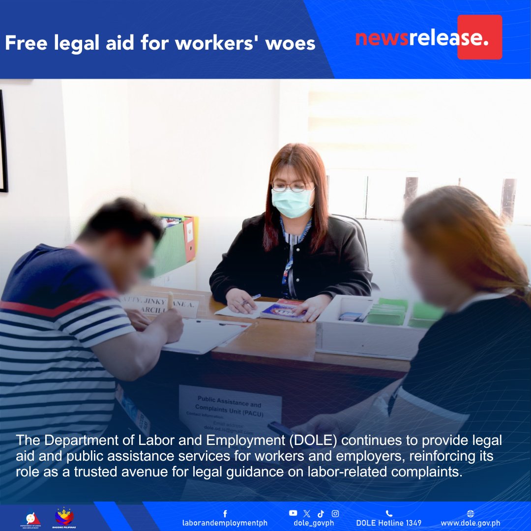 dole_govph's tweet image. 𝐅𝐫𝐞𝐞 𝐥𝐞𝐠𝐚𝐥 𝐚𝐢𝐝 𝐟𝐨𝐫 𝐰𝐨𝐫𝐤𝐞𝐫𝐬&apos; 𝐰𝐨𝐞𝐬

𝐑𝐄𝐀𝐃: facebook.com/photo?fbid=113…

#BagongPilipinas
#SerbisyongDOLE
#foryouシpage