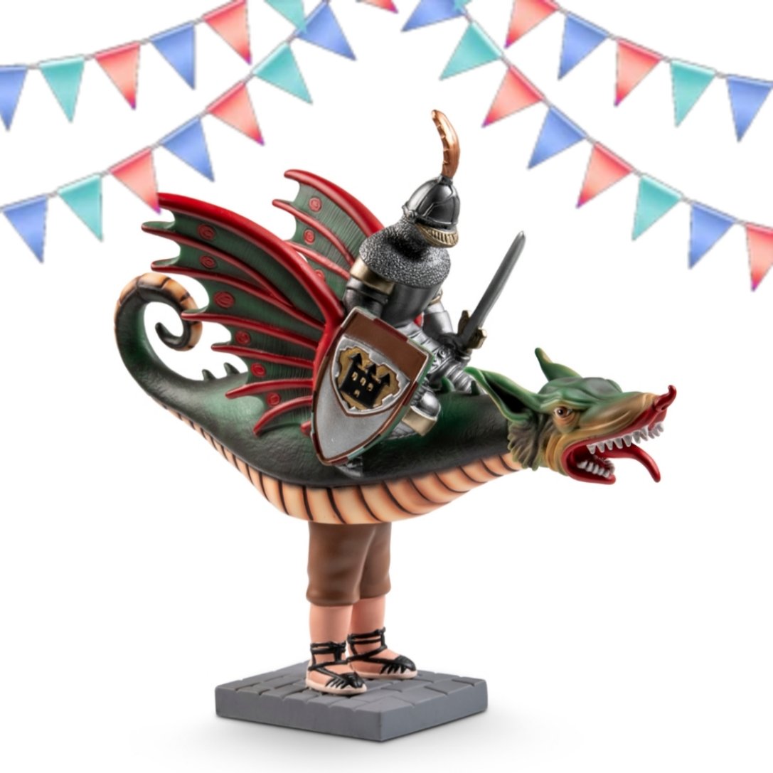 🐉✨ Ja és aquí el Drac Espurna de Calafell!
Inspirat en la llegenda del cavaller Guerau de Palou i en el nostre bestiari festiu. 🔥

Ara pots tenir la teva figura de col·lecció i portar a casa un trosset de tradició catalana. 💛❤️

👉zeppelindreams.com
