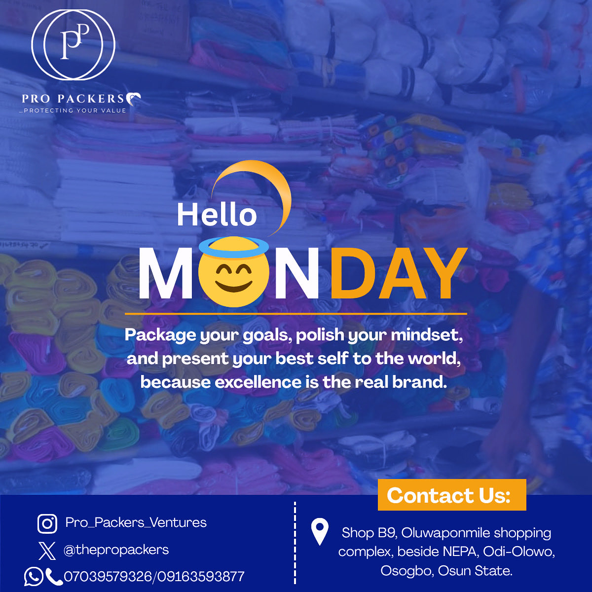 thepropackers's tweet photo. Hello Monday 😊 https://t.co/MZ1CLQfKOM