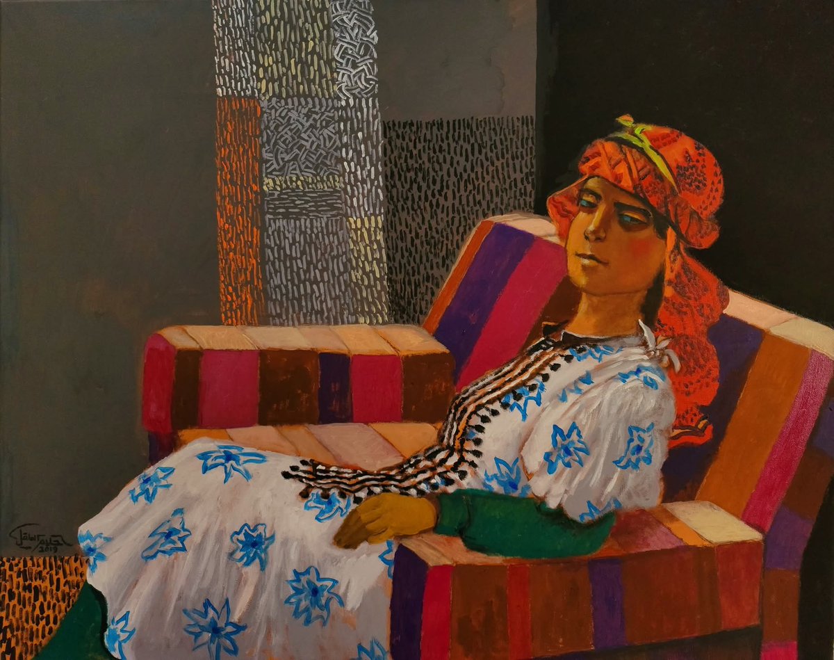 H A K I M A l A k E L2020 
Acrylic on canvas 100×80