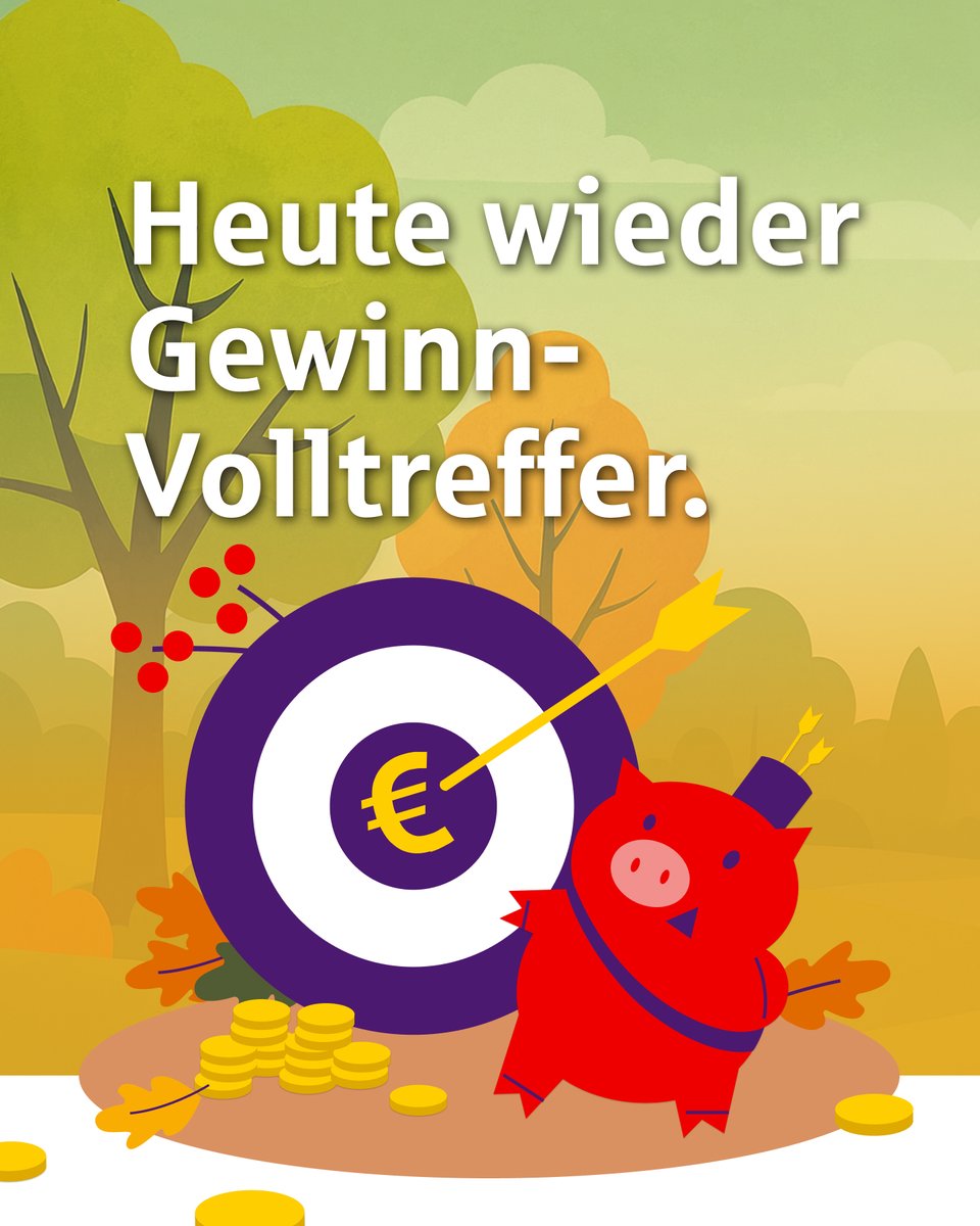 sparkassefuerth's tweet image. Beim Weltspartags-Gewinnspiel warten tolle Preise auf euch! 🍁🌞 

Eure Chance ist nur noch wenige Tage da – also schnell mitmachen und absahnen! 🐖🎁 

🌐 sparkasse-fuerth.de/weltspartgskal… 
#spkfue #Sparkasse #Fürth #Weltspartag #Gewinnspiel #Glücksmoment #MitmachenLohntSich