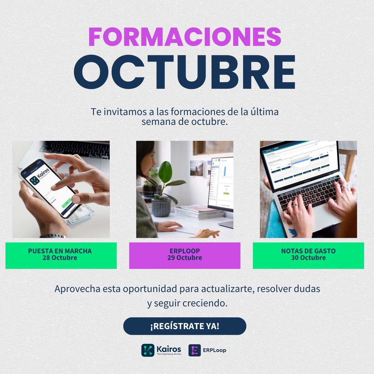 ADISSInforma's tweet image. 🚀 No son simples formaciones, son el impulso que tu equipo necesita para ser más eficiente.
👉 ¡Inscríbete y asegura tu plaza!
#Formacion #KairosHR #ERPLoop #Productividad