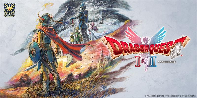 ドラゴンクエストI＆II LEGENDARYGUIDEBOOKメタリックポスター 【公式