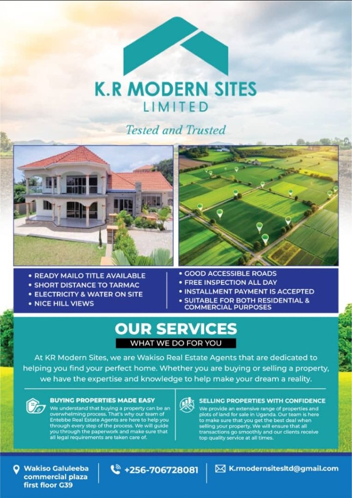 Krmodernsi61758's tweet image. The best time to invest in real estate was yesterday 
The next best time is today secure your gains with krmodernsitesltd.com #testedandtrusted