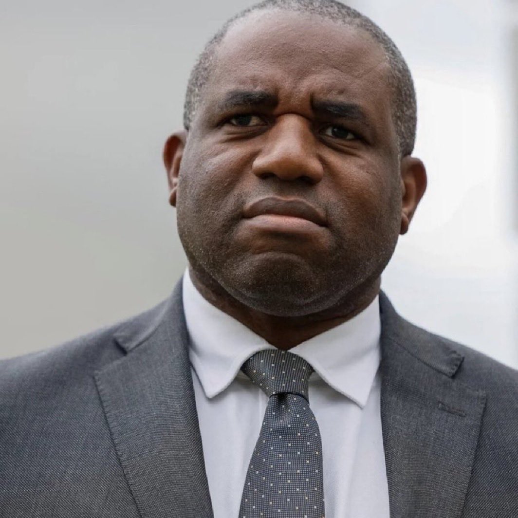 David Lammy is a national embarrassment I still can’t believe he is the deputy Prime Minister