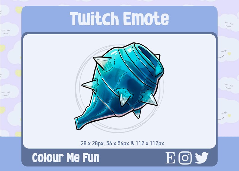 ColourMeFun's tweet image. 🎺💨 &quot;BLOW THE FART HORN!&quot; 

Brand new Horn of Fair Winds Twitch emote has docked safely in port!  Perfect for Sea of Thieves streams for putting wind in your sails and your crew off the boat. =

💨  Instant download on Etsy — no doubloons, just digital booty!

#TwitchEmote