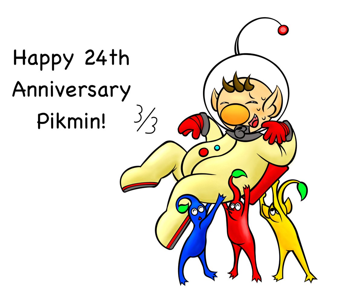 fishboikel's tweet image. Im late to the party, here’s my contribution anyway #pikmin