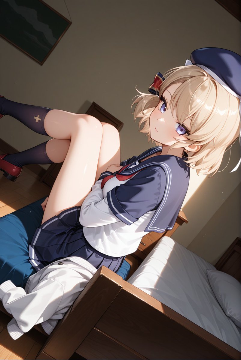 LucioPeralta15's tweet photo. Z23 relaxing in her room

https://t.co/mEnn5LIYor

#AIart #aipicture #pixai #pixaiart #azurlane #IronBlood #Z23 #Niimi https://t.co/AP3QsUjqbF