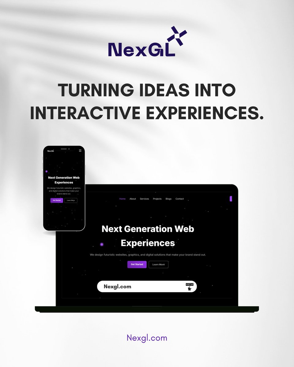 nexglab's tweet image. ideas are easy. execution that engages — that’s where the magic happens.
we turn your vision into experiences people remember.
#nexgl #interactivewebdesign #digitalagency #brandexperience #creativedesign #uiux #branding #digitalgrowth #websitedesign #creativeagency