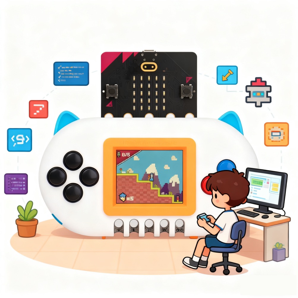 KittenBot1's tweet image. Enhance your coding skills with Newbit Arcade Shield while having fun coding through games.
-
🛒👉🏻kittenbot.cc/products/newbi…
-
#microbit #newbit #makecode #Arcade #STEM #techtoys